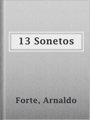 cover image of 13 Sonetos